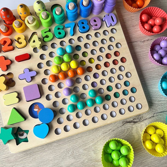 Montessori Educatieve Speelset Hout (13-in-1)